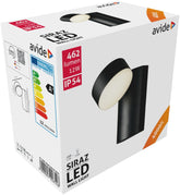 Avide Επιτοίχιο Φωτιστικό Εξωτερικού Χώρου Siraz LED 12W Λευκό 4000K IP54